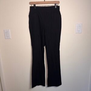 Eileen Fisher Pull On Crepe Pants Women's XS Black Classic Office Elevated Basic